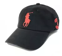 ralph lauren casquette golf rlc noir pony rouge